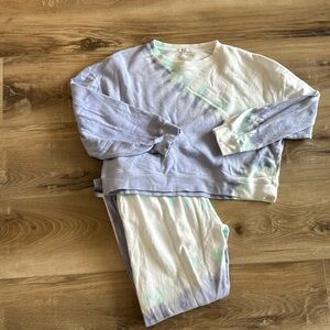 Z Supply Tie-Dye Sweater - Blue and Green